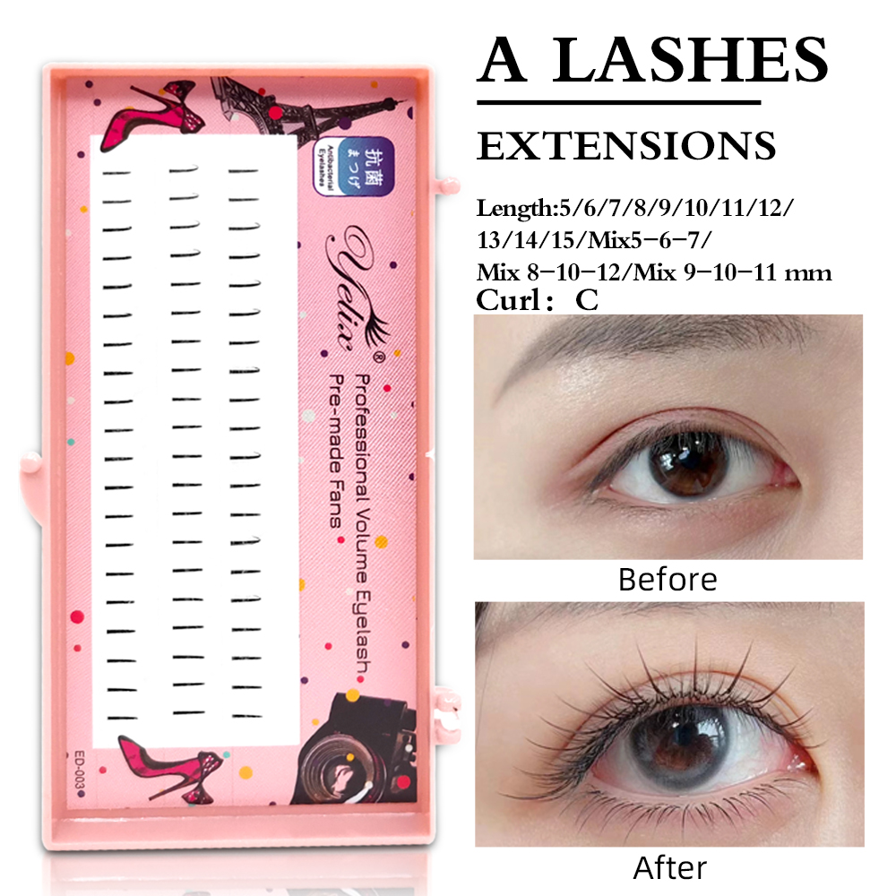 Eyelash Extension Yelix - Pestañas Individuales Suaves Naturales Yelix, Pestañas