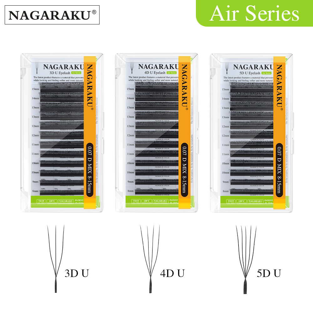 Eyelash Extension Yelix - NAGARAKU-extensiones de pestañas naturales, forma de
