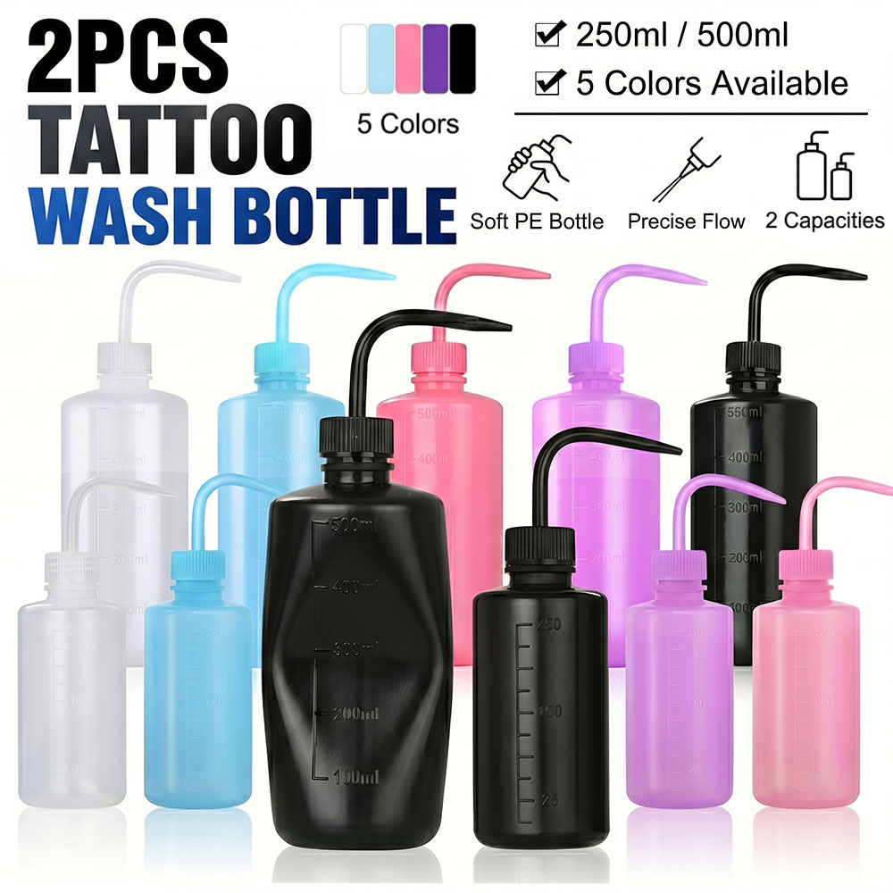 Eyelash Extension Wash - 2 Botellas de Spray para Tatuajes,