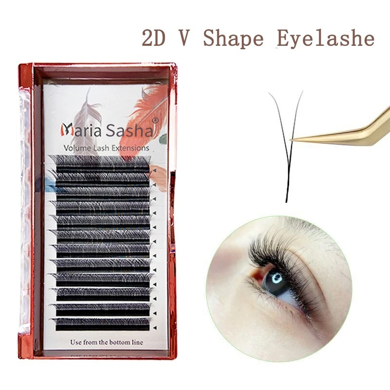 Eyelash Extension For Asian Eyes - Pestañas MARIA 2D en forma de