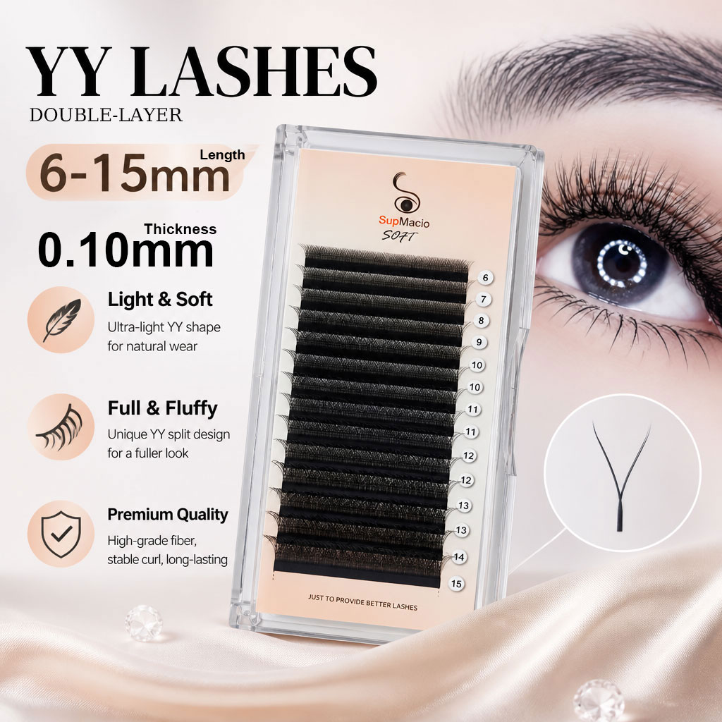 Supmacio 0,10 mm YY Lash exten - Eyelash Extension Yelix reseña y precio