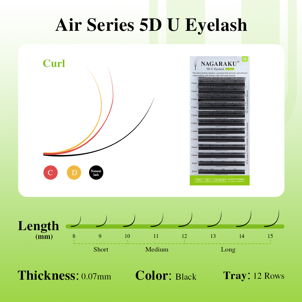 NAGARAKU-extensiones de pestañ - Eyelash Extension Yelix reseña y precio