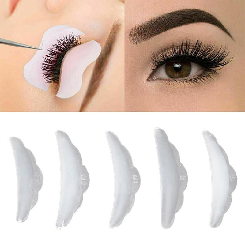 5 pares de almohadillas de sil - Eyelash Extension Review reseña y precio