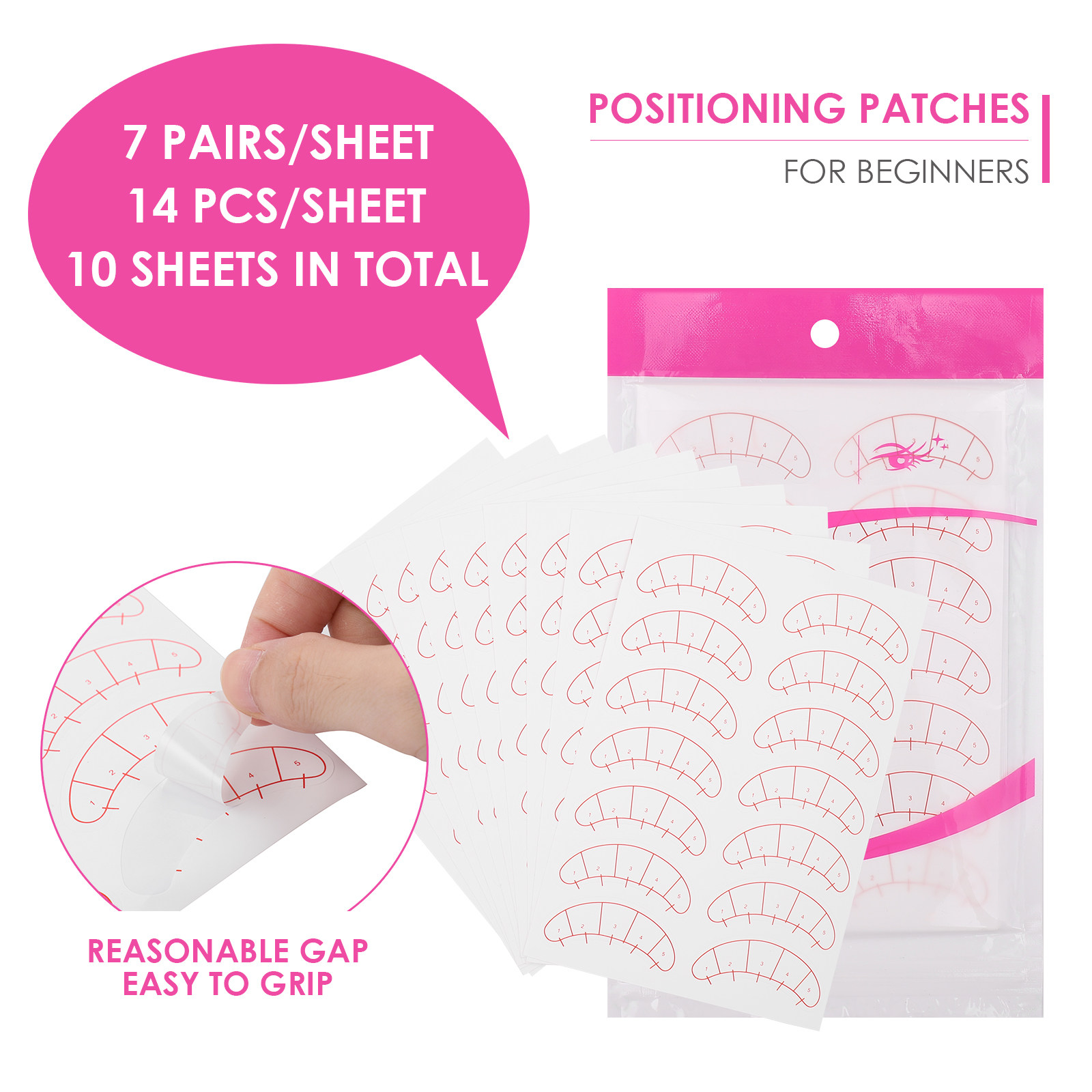 10 Parches de Posicionamiento  - Eyelash Extension Is Safe reseña y precio