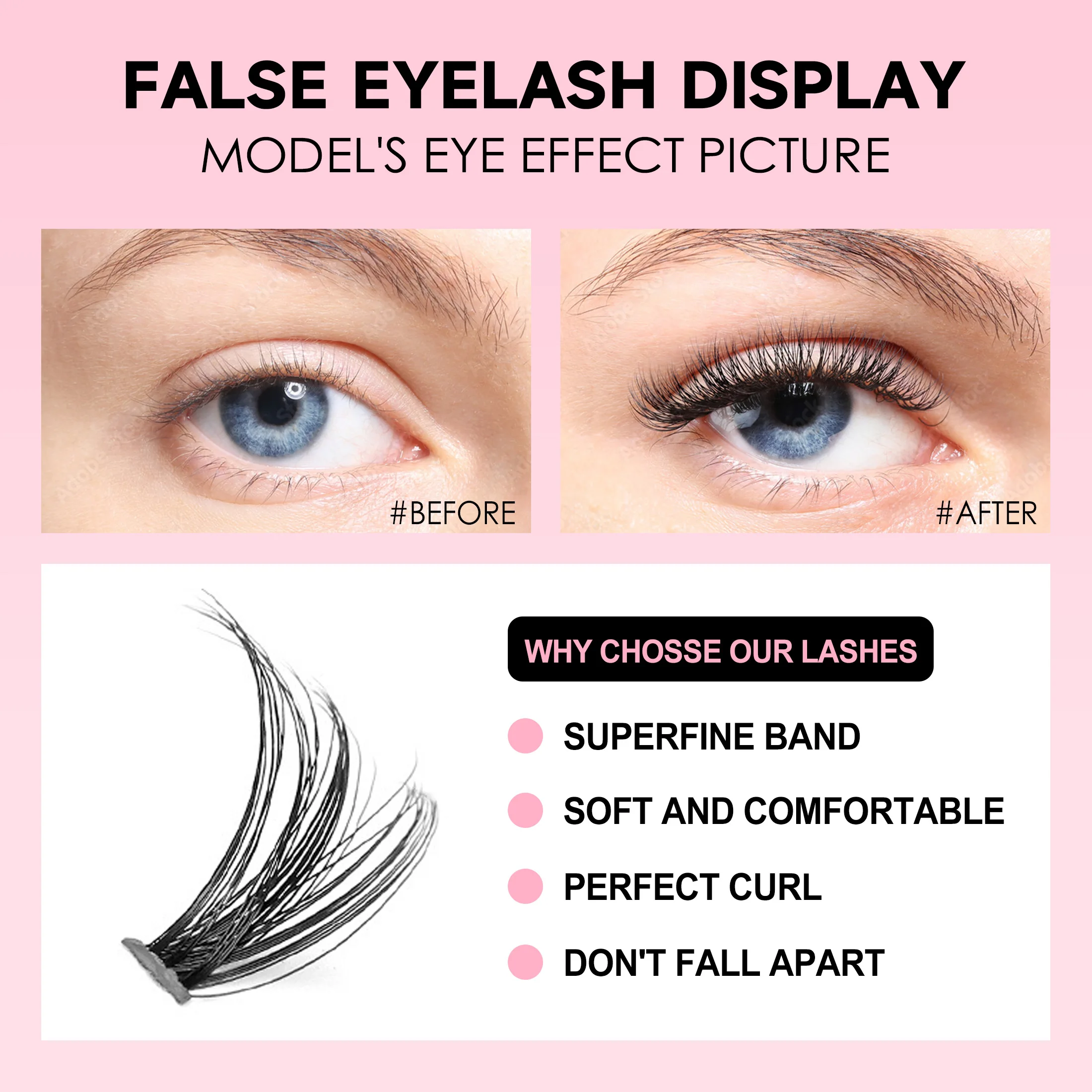 Kit de extensión de pestañas D - Eyelash Extension Review reseña y precio
